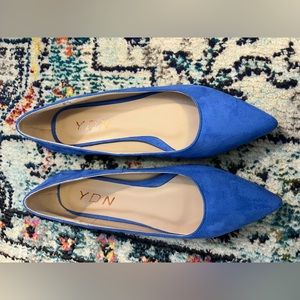 YDN Blue flats bought from another posher and only worn for a photo shoot.